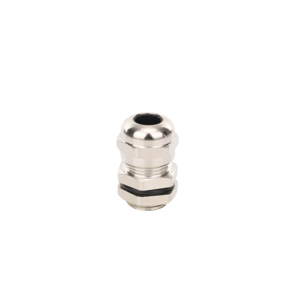 Conector Metálico Tipo Glándula para Cable de 3 a 6.5 mm de Diámetro.
