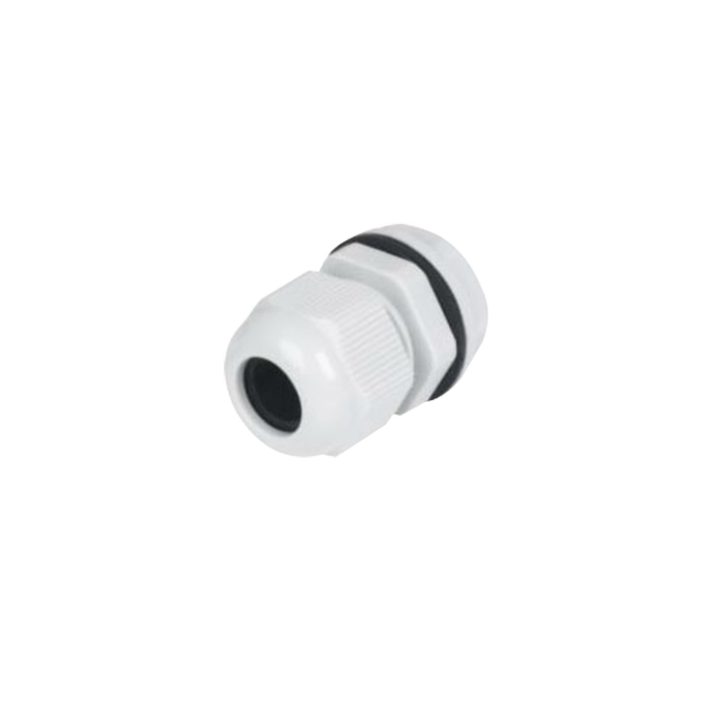 Conector Plástico Tipo Glándula para Cable de 6 a 12 mm de Diámetro.