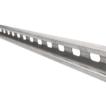 Unicanal perforado 4x2, 3000 mm, con acabado Electro Zinc - Image 3