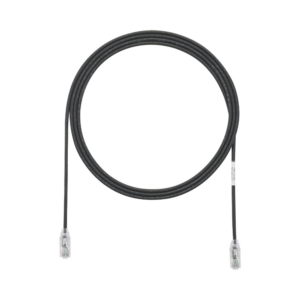 Cable de Parcheo TX6, UTP Cat6, Di?metro Reducido (28AWG), Color Negro, 3.05 Metros (10 Pies)