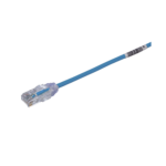 Cable de Parcheo TX6, UTP Cat6, Diámetro Reducido (28AWG), Color Azul, 10 Metros (32.81 Pies)