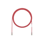 Cable de Parcheo TX6, UTP Cat6, Di?metro Reducido (28AWG), Color Rojo, 3.05 Metros (10 Pies)
