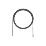 Cable de Parcheo TX6, UTP Cat6, Di?metro Reducido (28AWG), Color Negro, 0.91 Metros (3 Pies)