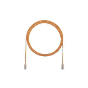 Cable de Parcheo TX6, UTP Cat6, Di?metro Reducido (28AWG), Color Naranja, 0.91 Metros (3 Pies)