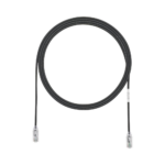 Cable de Parcheo TX6, UTP Cat6, Di?metro Reducido (28AWG), Color Negro, 1.52 Metros (5 Pies)