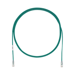 Cable de Parcheo TX6, UTP Cat6, Di?metro Reducido (28AWG), Color Verde, 1.52 Metros (5 Pies)