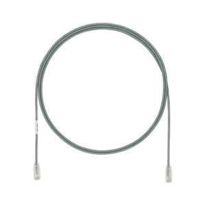 Cable de Parcheo TX6, UTP Cat6, Di?metro Reducido (28AWG), Color Gris, 1.52 Metros (5 Pies)