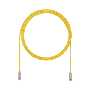 Cable de Parcheo TX6, UTP Cat6, Di?metro Reducido (28AWG), Color Amarillo, 1.52 Metros (5 Pies)
