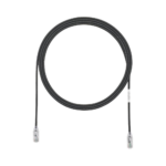 Cable de Parcheo TX6, UTP Cat6, Di?metro Reducido (28AWG), Color Negro, 1.83 Metros (6 Pies)