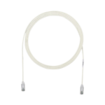Cable de Parcheo TX6, UTP Cat6, Di?metro Reducido (28AWG), Color Gris, 2.13 Metros (7 Pies)