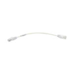Cable de Parcheo TX6, UTP Cat6, Di?metro Reducido (28AWG), Color Blanco, 20.32 cm (8 Pulgadas)