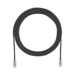 Cable de Parcheo UTP Cat6A, CM/LSZH, Di?metro Reducido (28AWG), Color Negro, 3.05 Metros (10 Pies)