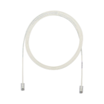 Cable de Parcheo UTP Cat6A, CM/LSZH, Di?metro Reducido (28AWG), Color Blanco Mate, 6.1 Metros (20 Pies)
