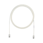Cable de Parcheo UTP Cat6A, CM/LSZH, Di?metro Reducido (28AWG), Color Blanco Mate, 2.13 Metros (7 Pies)