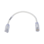 Cable de Parcheo UTP, Cat6A, Di?metro Reducido (28 AWG), CM/LSZH, Color Blanco Mate, 20.3 cm (8 Pulgadas)