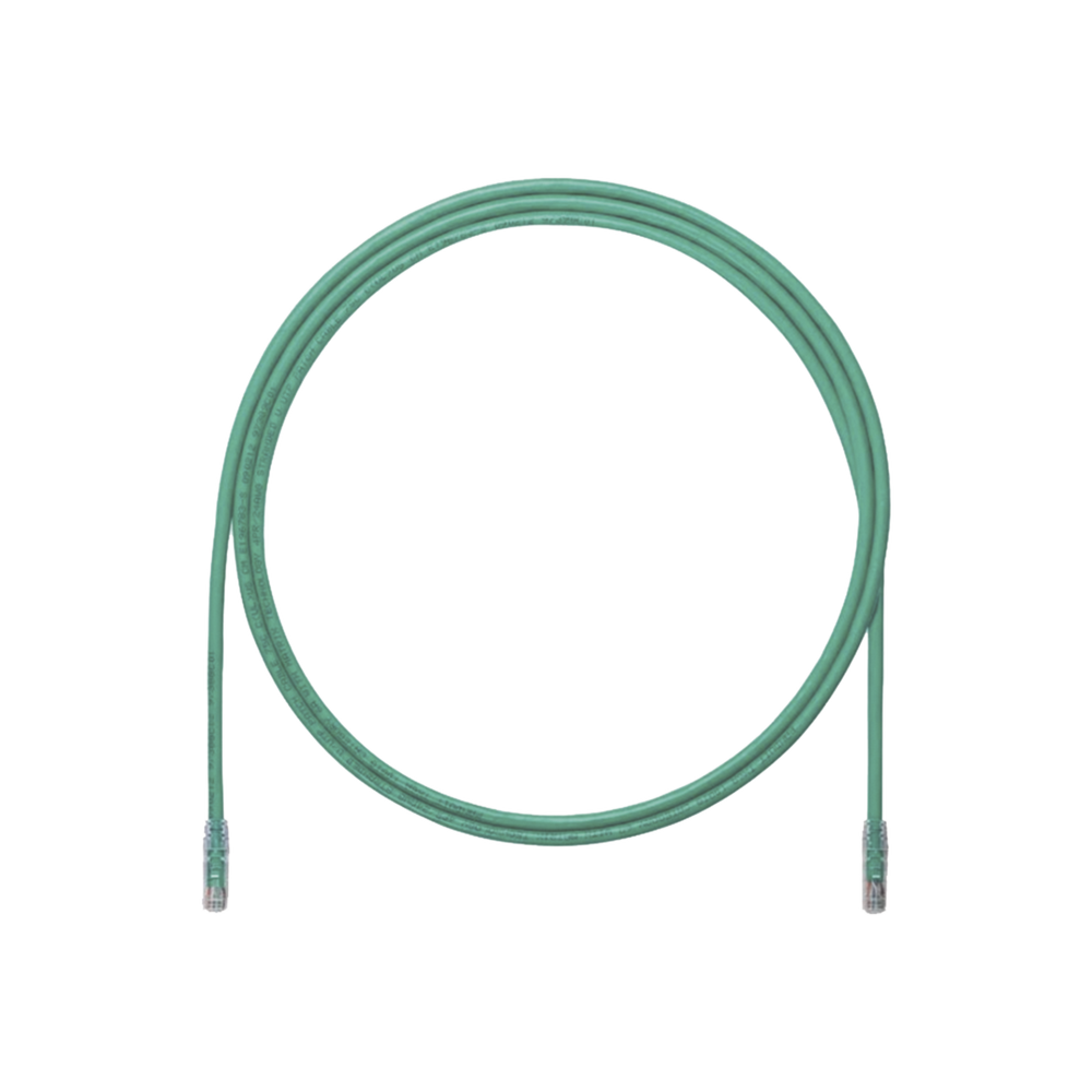 Cable de Parcheo UTP, Cat6A, 24 AWG, CM, Color Verde, 0.91 Metros (3 Pies)