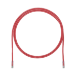 Cable de Parcheo UTP, Cat6A, 24 AWG, CM, Color Rojo, 0.91 Metros (3 Pies)