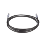 Cable de Parcheo UTP, Cat6A, 24 AWG, CM, Color Negro, 1.52 Metros (5 Pies) - Image 2