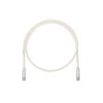 Cable de Parcheo UTP, Cat6A, 24 AWG, CM, Color Blanco, 2.13 Metros (7 Pies)