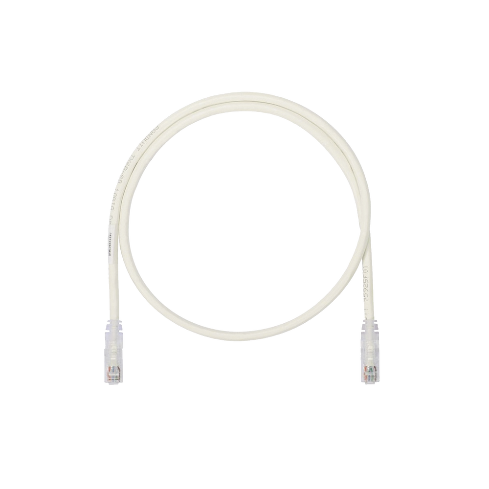 Cable de Parcheo UTP, Cat6A, 24 AWG, CM, Color Blanco, 2.13 Metros (7 Pies)