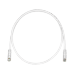 Cable de Parcheo TX6, UTP Cat6, 24 AWG, CM, Color Blanco Mate, 4.57 Metros (15 Pies)