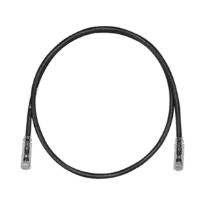 Cable de Parcheo TX6, UTP Cat6, 24 AWG, CM, Color Negro, 0.91 Metros (3 Pies)