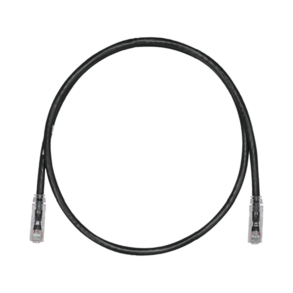 Cable de Parcheo TX6, UTP Cat6, 24 AWG, CM, Color Negro, 0.91 Metros (3 Pies)