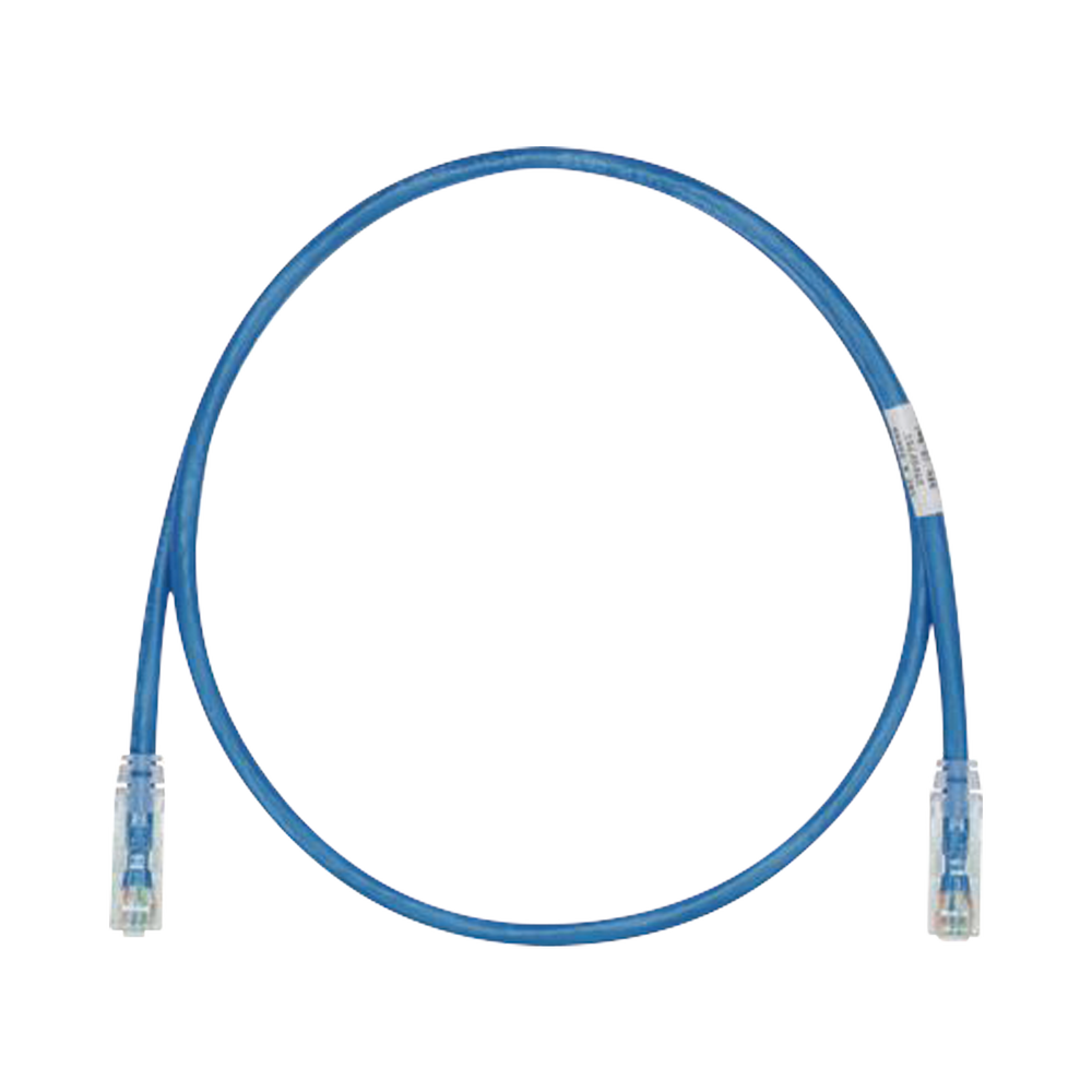 Cable de Parcheo TX6, UTP Cat6, 24 AWG, CM, Color Azul, 1.22 Metros (4 Pies)