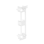 Montaje de Pared para Panel de Parcheo de 12 Puertos, Color Blanco - Image 4