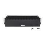 Organizador de Cables Horizontal PatchLink, Doble (Frontal y Posterior), Para Rack de 19in, 2UR - Image 2