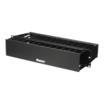 Organizador de Cables Horizontal PatchLink, Doble (Frontal y Posterior), Para Rack de 19in, 2UR