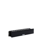 Organizador de Cables Horizontal PatchLink, Sencillo (Solo Frontal), Con Tapa Extendida, Para Rack de 19in, 2UR - Image 6