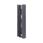Organizador Vertical NetRunner, Doble (Frontal y Posterior), de 22.5 UR, 4.9in de Ancho, Color Negro
