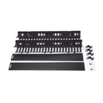 Organizador Vertical NetRunner, Doble (Frontal y Posterior), Para Rack Abierto de 45 Unidades, 4.9in de Ancho, Color Negro - Image 7