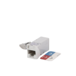 Jack Z-MAX Cat6A, UTP, Montaje H?brido en Placa de Pared (Plano y Angulado), Color Blanco - Image 2