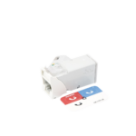 Jack Z-Max Cat6A, UTP, Montaje H?brido en Placa de Pared (Plano y Angulado), Color Blanco, Versi?n Bulk (Sin Empaque Individual) - Image 3