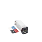 Jack Z-MAX Cat6A, Blindado, Montaje H?brido en Placa de Pared (Plano y Angulado), Color Negro - Image 5