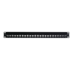 Patch Panel UTP Z-MAX de 24 Puertos, Precargado con Jacks Categor?a 6, Plano, 1UR