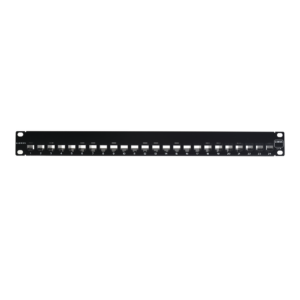 Patch Panel UTP Z-MAX de 24 Puertos, Precargado con Jacks Categor?a 6, Plano, 1UR