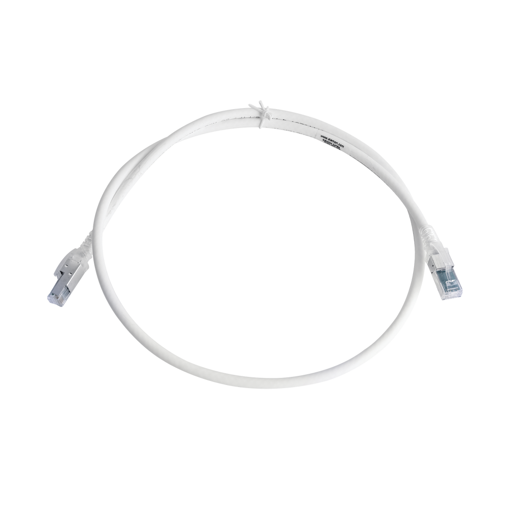 ZM6AS0302-l.png Patch Cord Z-MAX Cat6A S/FTP, CM/LS0H, 0.91 Metros (3 Pies), Color Blanco - Image 1