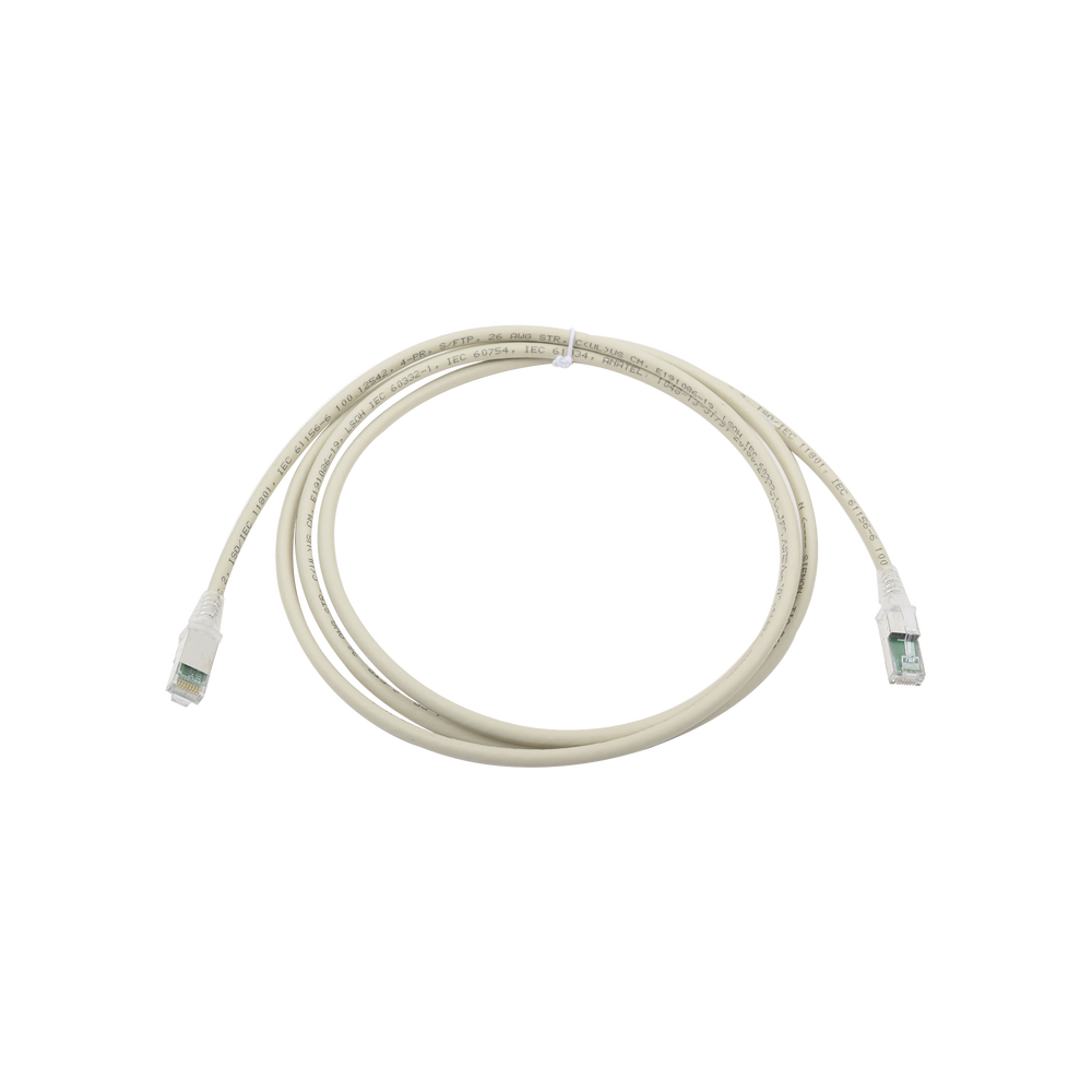 Patch Cord Z-MAX Cat6A S/FTP, CM/LS0H, 1.52 Metros (5 Pies), Color Gris, Versi?n Bulk (Sin Empaque Individual)