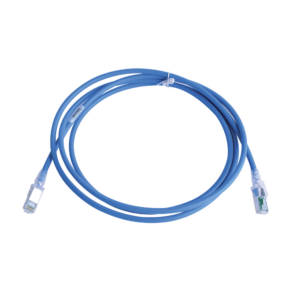 Patch Cord Z-MAX Cat6A S/FTP, CM/LS0H, 2.13 Metros (7 Pies), Color Azul, Versi?n Bulk (Sin Empaque Individual)
