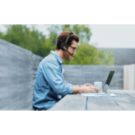 Diadema Inalambrica BH70-Mono-Teams USB C/A Optimizada para Microsoft Teams con Tecnología de Captura Precisa de Voz - Image 4