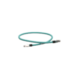 Patch Cord Cat5e de Grado Industrial 600V, Blindado SF/UTP, Calibre 24 AWG, Color Aqua, 60 cm (23.62 pulgadas). - Image 2