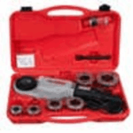 Tarraja Eléctrica para Tubo / 1010 W / Capacidad 1/2"-2" / Velocidad Roscado 25-15 rpm / Reversa 58 rpm / Peso 6 kg / Doble Aislamiento / Incluye Adaptadores Monoblock y Euroblock - Image 4