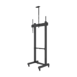Montaje de Piso Móvil para Pantallas de  65 in a 100 in | vesa 100 x 100 hasta 1000 x 600 | carga maxima soportada 120kg| Fabricado en aluminio y acero - Image 3