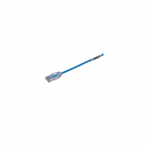 Cable de Parcheo TX6, UTP Cat6, Di?metro Reducido (28AWG), Color Azul, 0.5 Metros (1.64 Pies)
