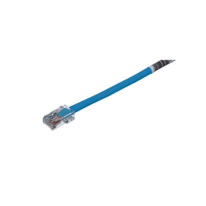 Cable de Parcheo TX5, UTP Cat5e, 24 AWG, CM, Color Azul, 0.3 Metros (1 Pie)