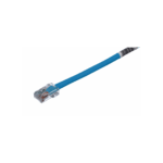 Cable de Parcheo TX5, UTP Cat5e, 24 AWG, CM, Color Azul, 0.3 Metros (1 Pie)