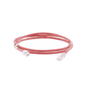 Cable de Parcheo UTP Categor?a 6, con Plug Modular en Cada Extremo - 2 Metros (6.56 Pies) - Rojo
